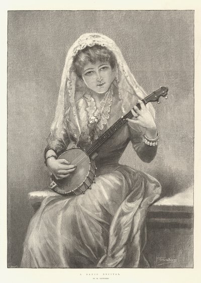 Een Banjo Recital door H. Saunders